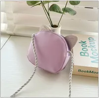 Children's Small Bag  New Cartoon Cat Girl Shoulder Crossbody Bag Cute Fashion Accessories Coin Purse main image 5