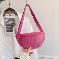 Children's Bag High-value Cute Sequin Baby's Western-style Chest Bag Girls' Colorful Lightweight Crossbody Bag PU Waist Bag sku image 10