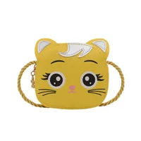 Children's Small Bag  New Cartoon Cat Girl Shoulder Crossbody Bag Cute Fashion Accessories Coin Purse sku image 2