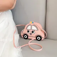 New Children's Bag Cartoon Cute Car Shoulder Crossbody Bag Boys And Girls Fashionable Coin Accessory Bag main image 4