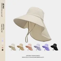 Mountaineering Cap Summer Outdoor Waterproof Quick-drying Fisherman Hat Large Brimmed Shawl Pedal Removable Anti-ultraviolet Fishing Cap main image 1