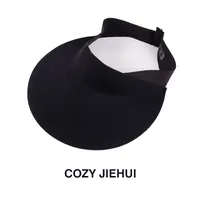 Traceless Sunscreen Hat Women's Foldable Empty Top Hat Summer Anti-UV Big Brim Sun Hat Student Sun Hat sku image 13