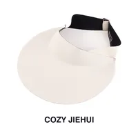 Traceless Sunscreen Hat Women's Foldable Empty Top Hat Summer Anti-UV Big Brim Sun Hat Student Sun Hat sku image 15