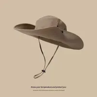 Summer And Autumn Outdoor Cowboy Hat Men's And Women's Hat Mountain Climbing Fisherman Hat Sunscreen Hat Fishing Mountain Sun Hat Hiking Sun Hat sku image 1