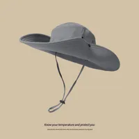 Summer And Autumn Outdoor Cowboy Hat Men's And Women's Hat Mountain Climbing Fisherman Hat Sunscreen Hat Fishing Mountain Sun Hat Hiking Sun Hat sku image 12