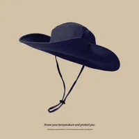 Summer And Autumn Outdoor Cowboy Hat Men's And Women's Hat Mountain Climbing Fisherman Hat Sunscreen Hat Fishing Mountain Sun Hat Hiking Sun Hat sku image 14