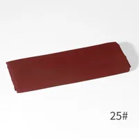 Monochrome Pearl Chiffon Bubble Towel Women's Long Towel Windproof Sand-proof Scarf Headscarf Four Seasons Middle East sku image 9