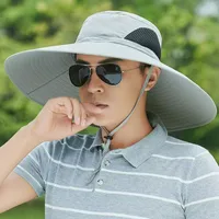 Summer And Autumn Outdoor Cowboy Hat Men's And Women's Hat Mountain Climbing Fisherman Hat Sunscreen Hat Fishing Mountain Sun Hat Hiking Sun Hat sku image 9