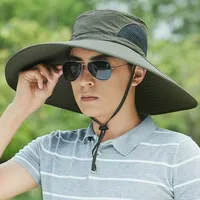 Summer And Autumn Outdoor Cowboy Hat Men's And Women's Hat Mountain Climbing Fisherman Hat Sunscreen Hat Fishing Mountain Sun Hat Hiking Sun Hat sku image 10
