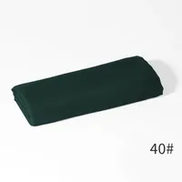 Monochrome Pearl Chiffon Bubble Towel Women's Long Towel Windproof Sand-proof Scarf Headscarf Four Seasons Middle East sku image 11