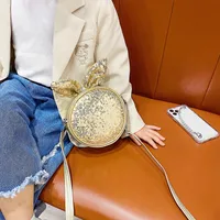 Children's Small Bag Sequin Messenger Bag Colorful Shiny Girl Cute Cartoon Fashion Princess Bag Shoulder Bag main image 4