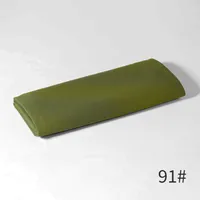Monochrome Pearl Chiffon Bubble Towel Women's Long Towel Windproof Sand-proof Scarf Headscarf Four Seasons Middle East sku image 20