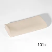 Monochrome Pearl Chiffon Bubble Towel Women's Long Towel Windproof Sand-proof Scarf Headscarf Four Seasons Middle East sku image 25