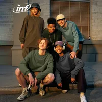 INF Men's | Retro FOG Color 265g Heavy Small Collar Long Sleeve T-shirt  Fall/Winter High Quality Long Sleeve T main image 3