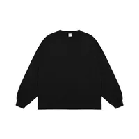 INF Men's | Retro FOG Color 265g Heavy Small Collar Long Sleeve T-shirt  Fall/Winter High Quality Long Sleeve T sku image 2
