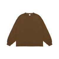 INF Men's | Retro FOG Color 265g Heavy Small Collar Long Sleeve T-shirt  Fall/Winter High Quality Long Sleeve T sku image 11