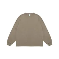 INF Men's | Retro FOG Color 265g Heavy Small Collar Long Sleeve T-shirt  Fall/Winter High Quality Long Sleeve T sku image 18