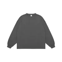 INF Men's | Retro FOG Color 265g Heavy Small Collar Long Sleeve T-shirt  Fall/Winter High Quality Long Sleeve T sku image 22