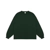 INF Men's | Retro FOG Color 265g Heavy Small Collar Long Sleeve T-shirt  Fall/Winter High Quality Long Sleeve T sku image 24
