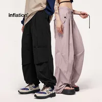INF Men's Wear | Street Loose Fashion Brand Retro Paratrooper Pants  Fall/Winter Couple Wide Leg Casual Straight Pants main image 3