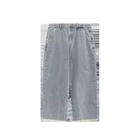 INF Men's | Retro Ragged Wide Leg Jeans  Spring And Summer New Street Washed Dressed Jeans main image 1