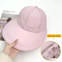 Sunshade And Sunscreen Hat Women's Summer Oversized Brim Lightweight Breathable Quick-drying Duck Tongue Hat UV Protection Sun Hat main image 4
