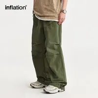 INF Men's Clothing | Washed Parachute Pants  Spring And Summer New Fashion Brand Loose Casual Multi-functional Pocket Pants Men main image 1