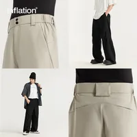 INF Men's Clothing | Cut Pleated Suit Pants Trousers  Spring And Summer New Fashion Brand Loose Wide Leg Men's Casual Pants main image 1