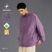 INF Men's Clothing | Teflon Three-proof UPF50 Sun Protection Clothing  Spring And Summer Outdoor Sports Hooded Stand Collar Coat main image 1
