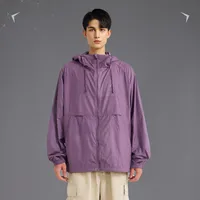 INF Men's Clothing | Teflon Three-proof UPF50 Sun Protection Clothing  Spring And Summer Outdoor Sports Hooded Stand Collar Coat main image 2