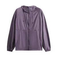 INF Men's Clothing | Teflon Three-proof UPF50 Sun Protection Clothing  Spring And Summer Outdoor Sports Hooded Stand Collar Coat sku image 10