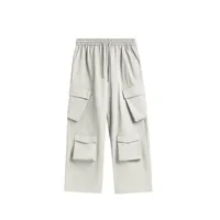 INF Men's Clothing | Three-dimensional Multi-bag Workwear Wide-leg Pants  Spring And Summer New Fashion Brand Loose High Street Plaid Trousers sku image 12