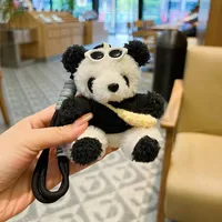New Style Cute T-Shirt Bag Panda Bear Plush Pendant Car Keychain Cartoon Bag Pendant Girl's Gift sku image 6
