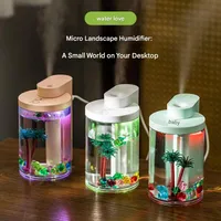 Mini Water Love Lantern Humidifier Home Heavy Mist Quiet Atomizer Portable Desktop Aromatherapy Machine main image 1
