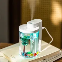 Mini Water Love Lantern Humidifier Home Heavy Mist Quiet Atomizer Portable Desktop Aromatherapy Machine main image 2