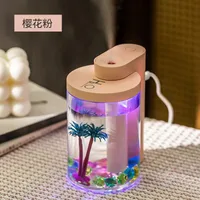 Mini Water Love Lantern Humidifier Home Heavy Mist Quiet Atomizer Portable Desktop Aromatherapy Machine sku image 2