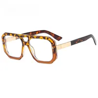Artistic Retro Men's And Women's Plain Glasses M6145 Box All-match Face Repair Glasses Frame main image 3