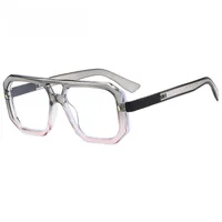 Artistic Retro Men's And Women's Plain Glasses M6145 Box All-match Face Repair Glasses Frame main image 4