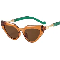 New Y2g Future Technology Style Fashion Cat Eye Sunglasses T22099   Face Repair Fashion Sunglasses sku image 5
