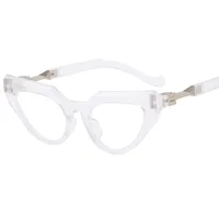New Y2g Future Technology Style Fashion Cat Eye Sunglasses T22099   Face Repair Fashion Sunglasses sku image 10
