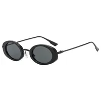 New  Retro Oval Ladies Sunglasses   Trend Personalized Small Frame Hot Sunglasses T22129 sku image 1