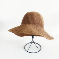 Summer Fine Hook Shade Hat Handmade Fine Paper Grass Fisherman Hat Spring All-match Travel Dome Hat Sun Protection And Sunshade main image 1