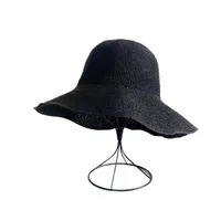 Summer Fine Hook Shade Hat Handmade Fine Paper Grass Fisherman Hat Spring All-match Travel Dome Hat Sun Protection And Sunshade main image 5