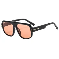 New TF Pilot Large Frame Sunglasses Men's  Fashion Toad Sunglasses Foreign Trade Fashion Wear Retro Glasses sku image 2