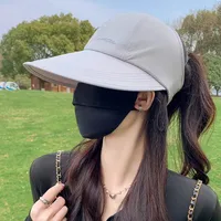 Sunshade And Sunscreen Hat Women's Summer Oversized Brim Lightweight Breathable Quick-drying Duck Tongue Hat UV Protection Sun Hat sku image 2