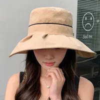 New Hat Women's Spring And Summer Big Brim Fashion All-match Fisherman Hat New Sweet Thin Breathable Sun Protection Sun Hat main image 5