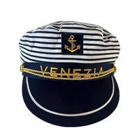 Navy Hat JK Sailor Hat  New Sunscreen Hat Women's Sunshade Seaside Sun Hat Summer Beret main image 5
