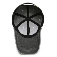 In Stock Denim Baseball Cap Bare Cap Outdoor Denim Monochrome Dome Big Brim Sunshade Hat  Hot Sale main image 4