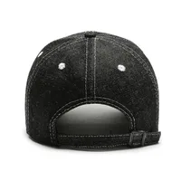 In Stock Denim Baseball Cap Bare Cap Outdoor Denim Monochrome Dome Big Brim Sunshade Hat  Hot Sale main image 5