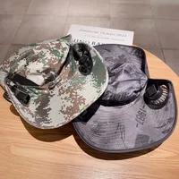 Solar Fan Hat Men's Summer Outdoor Mountaineering Fishing UV-proof Sunshade Oversized Beaves Sunscreen Fisherman Hat main image 1